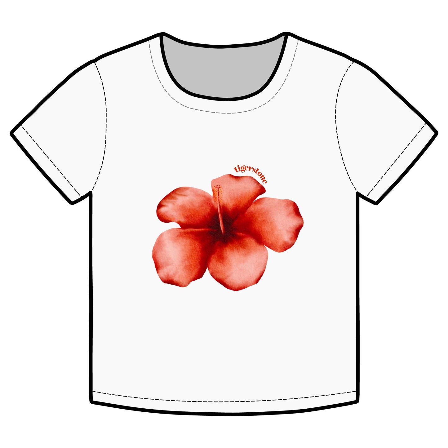 Hibiscus Baby Tee